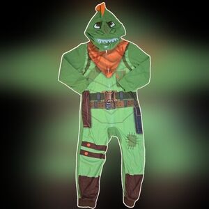 Medium Boys Fortnite Footless Dinosaur Onesie